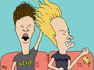Beavis & Butt-Head jamming